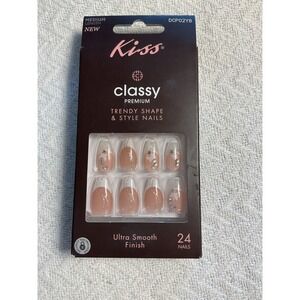 Kiss Classy Premium Trendy Style‎ Medium Nails 24 Count